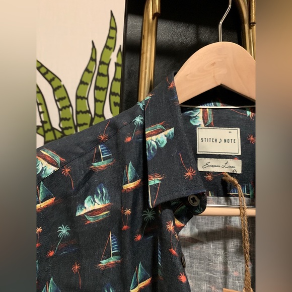 Stitch Note Button Up - Picture 3 of 4